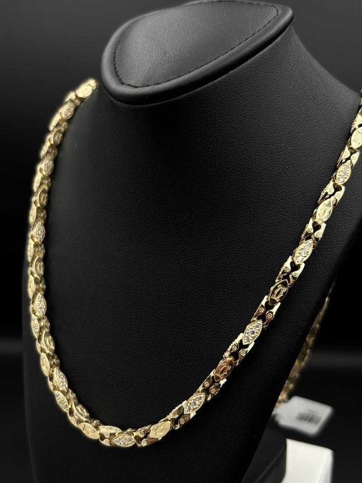 Złoty Gruby Łańcuch Złoto 585 14K Unisex 36,56 Gram