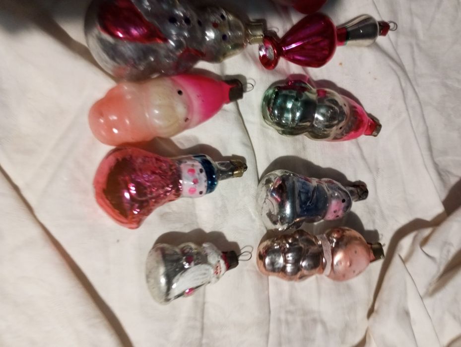 Ёлочные игрушки СССР 10 шт