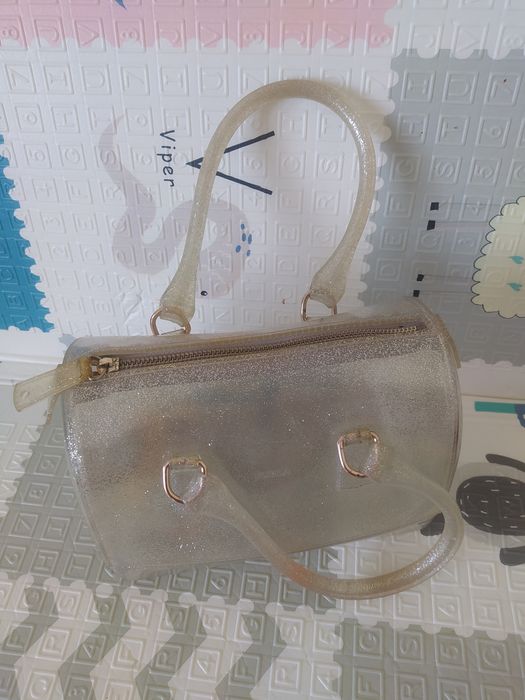 сумка-тоут из ПВХ с блестками,  модель Furla Candy