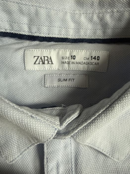 Elegancka koszula Zara jasnoblekitna
