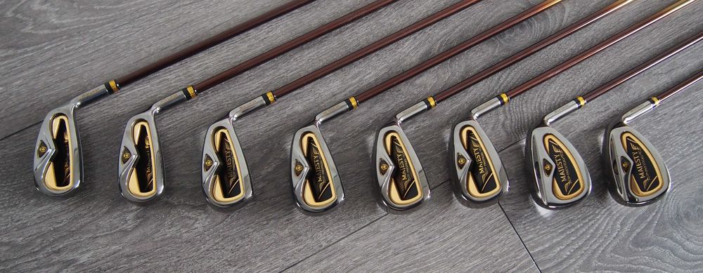 Luksusowe kije do golfa Maruman Majesty Prestigio Gold Premium Irons