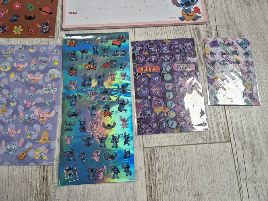 Stitch nowe kolorowanki naklejki zestaw 12 szt