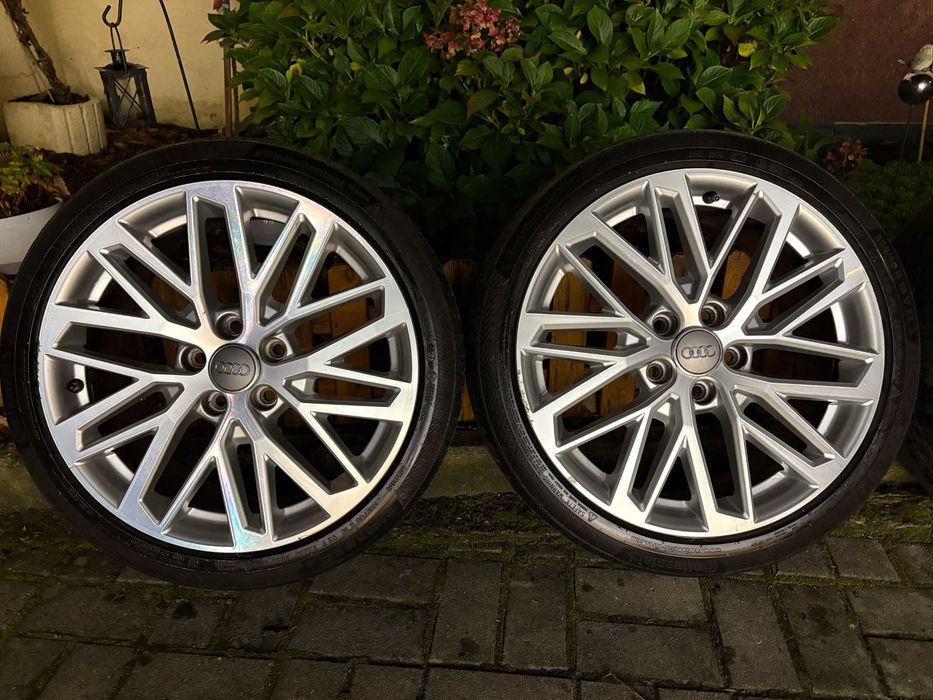 Oryginalne felgi Audi 18" S-line 5x112 A3 A4 A5 Golf Leon Octavia
