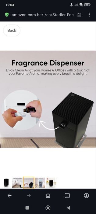 Purificador ar Stadler Form