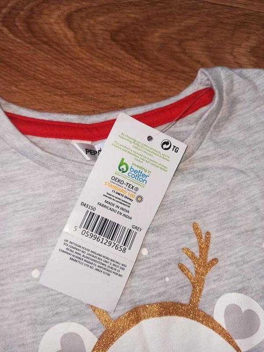 Кофта реглан футболка на дівчинку зріст 104 110
PEP&CO
