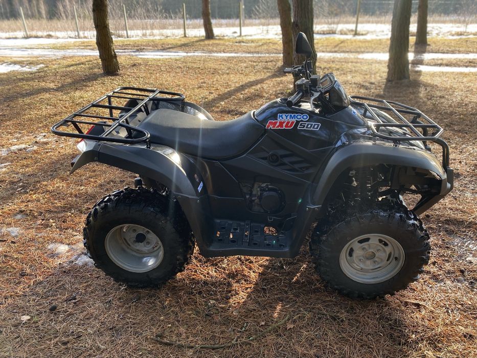 Quad Kymco MXU 500 Sprowadzony Homologacja L7e Bardzo fajny stan.