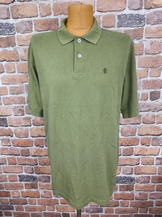 Izod klasyczna koszulka polo zielona khaki l
