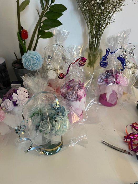 Flowerbox - kwiaty mydlane