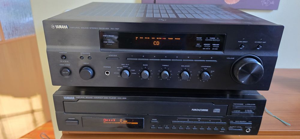 Zestaw stereo Yamaha RX-797 i CDC-655