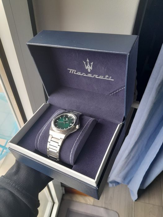 Relógio Maserati Velocità verde novo