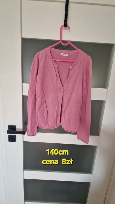 Sweter dziewczęcy różowy