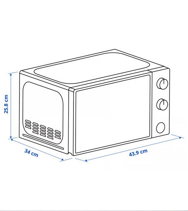 TILLREDA Forno micro-ondas, branco