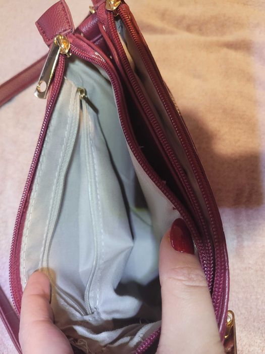 Torebka bordowa na ramię