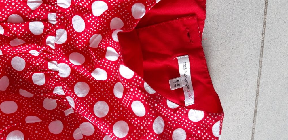 Bluzka tunika 5/6 lat 116 M&S