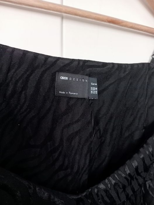Czarna bluzka Hiszpanka rozmiar 50 Asos