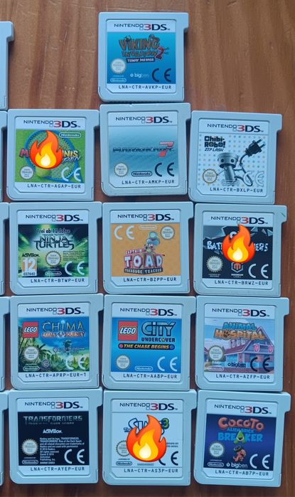 Vários jogos Nintendo 3DS