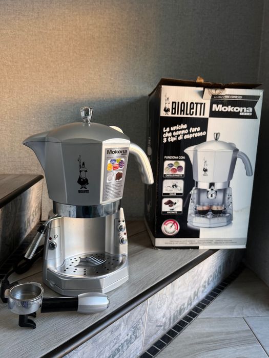 コーヒーメーカー・エスプレッソマシン BIALETTI Mokona CF40 Bialetti Mokona Cf40 1050W - Silver Macchina per Espresso for sale