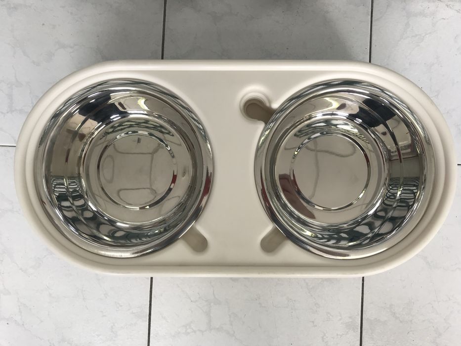 Comedouro/Bebedouro duplo para cão