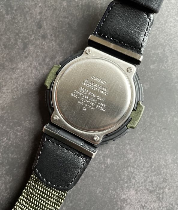 Годинник Casio SGW-100B-3V новий оригінальний компас термометр протрек