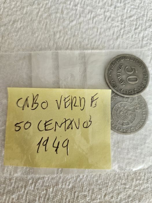 Cabo verde 50 centavos 1949
