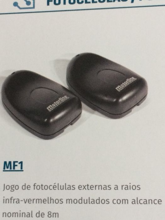 Fotocelulas Novas Motorline para motor de correr, batente ou de teto.
