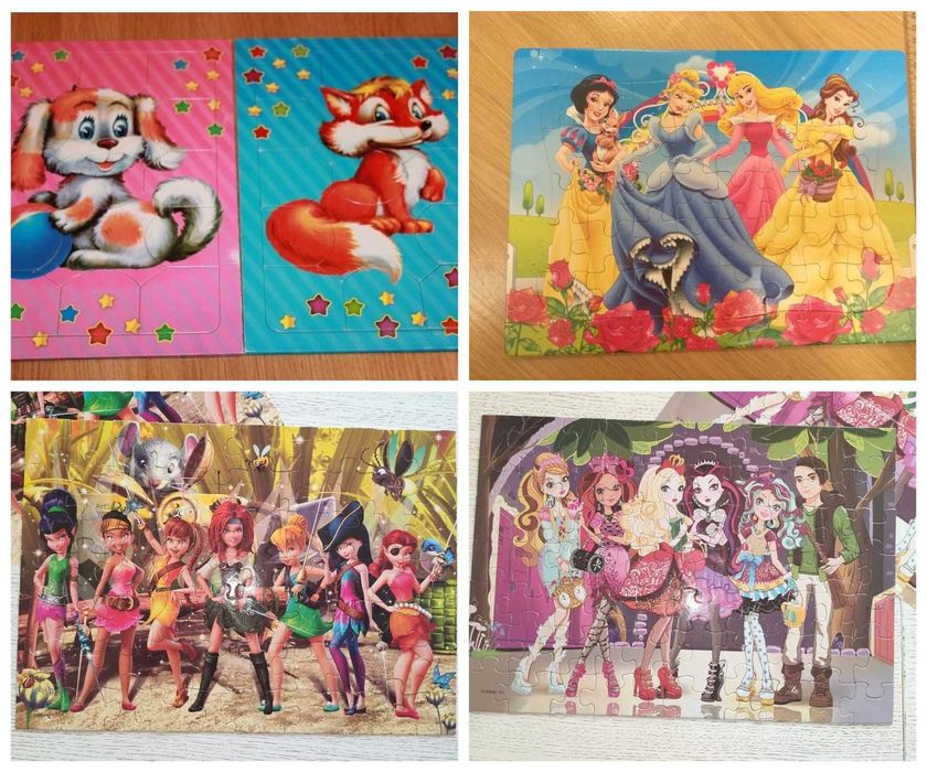 Пазлы для детей от 15 до 70 шт.