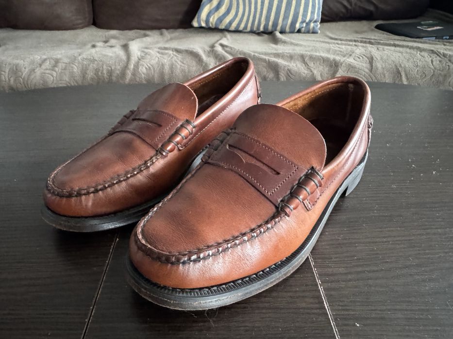 Кожанные лоферы SEBAGO 26 см 41 размер