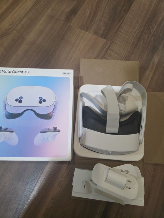 Meta Quest 3s – 128GB, Praticamente Novo, Completo com Todos Acessório