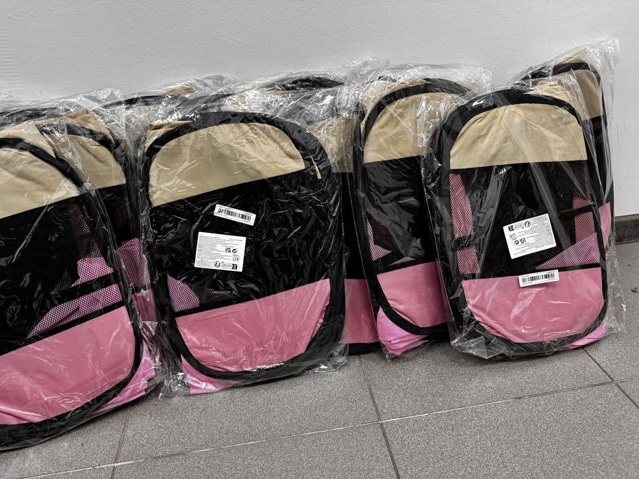 РОЗПРОДАЖ!! Рожевий манеж для тварин розміром 73х73х43. Манежі нові