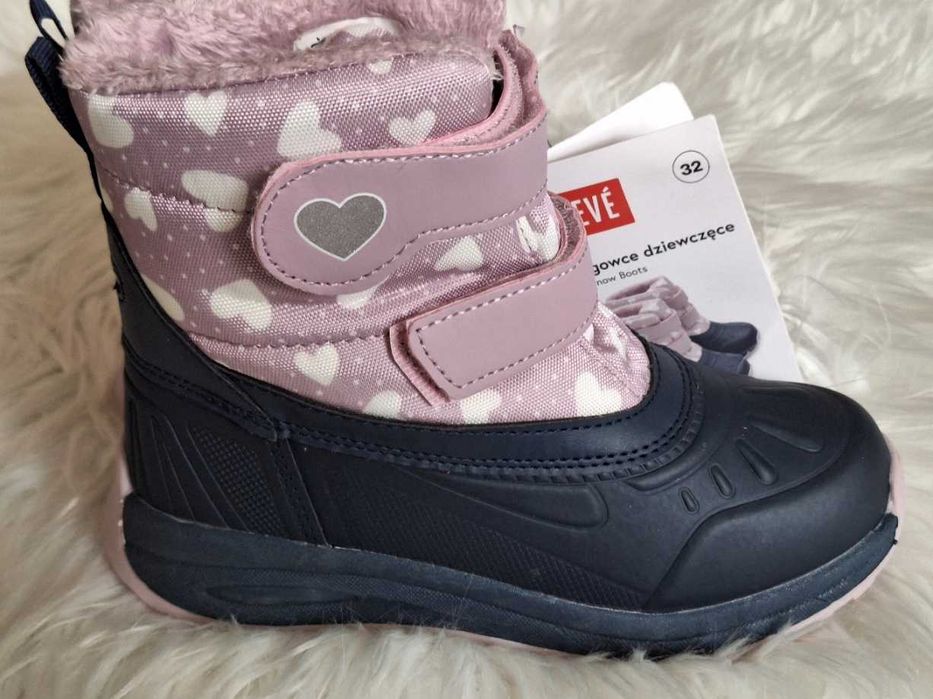 Nowe śniegowce chłopięce Cleve rozmiar 32