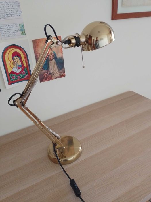 15€ - Negociavel -Candeeiro de secretária Ikea FORSÅ