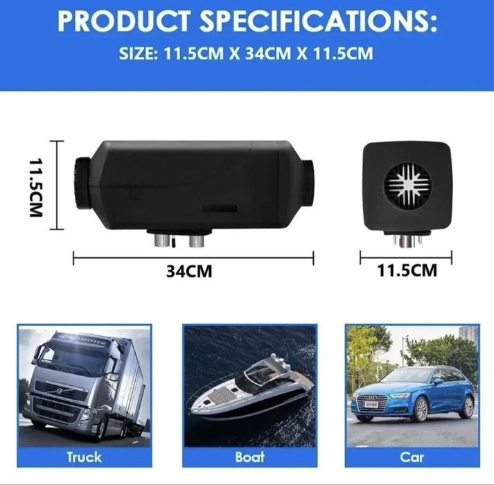 Дизельний автомобільний обігрівач опалювач ВЕБАСТО Автономка Обогреват