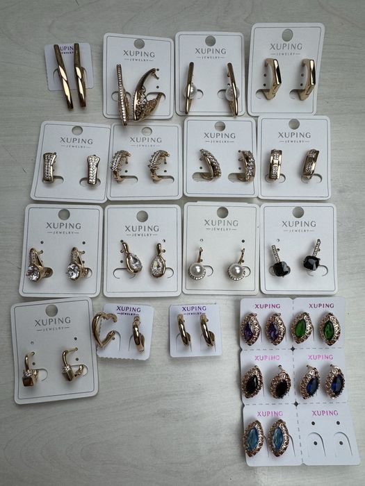 Сережки медичне золото