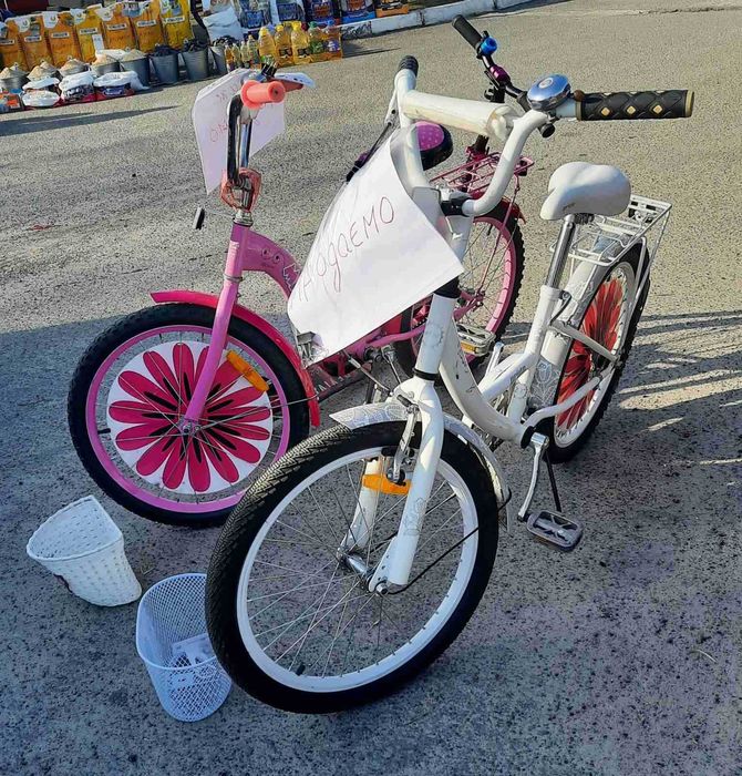 АКЦІЯ : 2 велосипеди за ціною 1 . Для близнят-двійнят, сестер-подружок