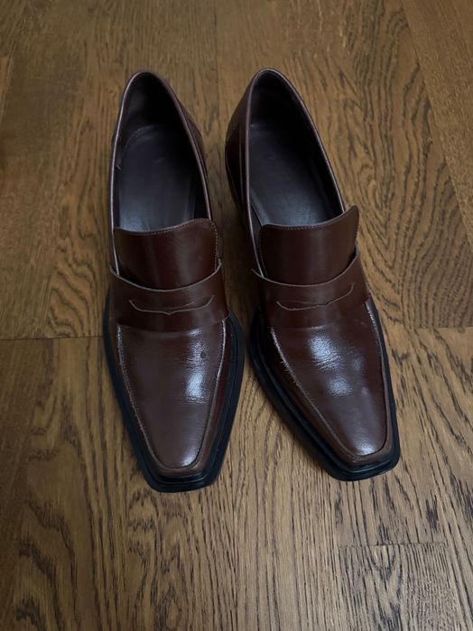 IKOS Лофери-ковбойки кольору винного шоколаду