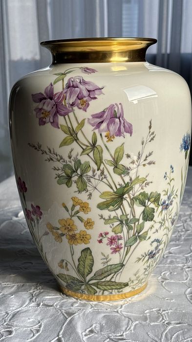 Krautheim Łączka wazon Wiesengrund 25 cm duży