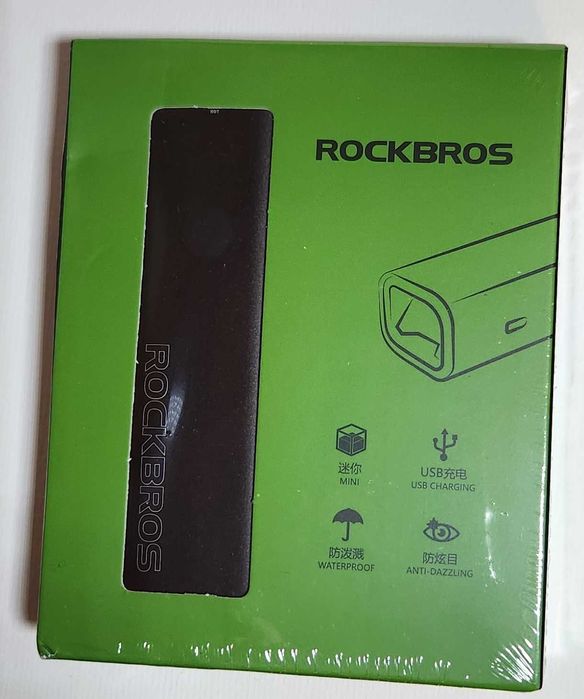 Велосипедні ліхтарі ROCKBROS  Q3 (задній стоп)/RHL 400 (передня фара)