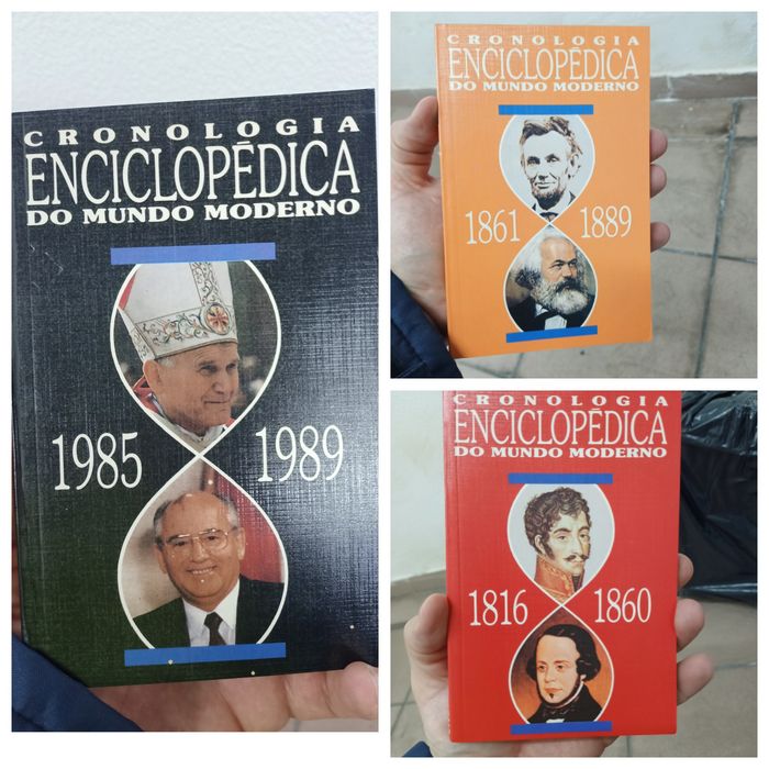 Conjunto 3 Livros Cronologia Enciclopédia Mundo Moderno