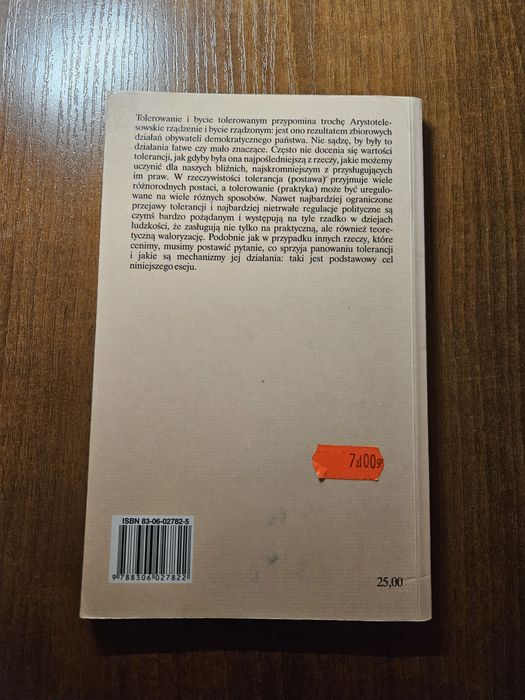 Michael Walzer o tolerancji