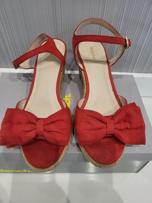 Espadryle  na koturnie, rozmiar. 38