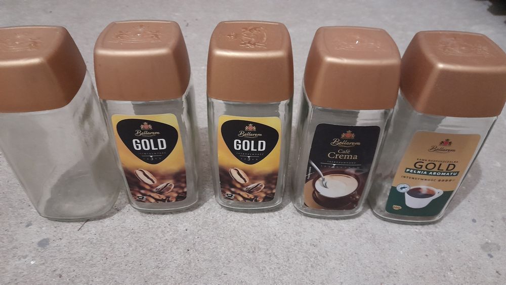 Sloiki po Cafe Gold wys.18,5 cm-8szt-10zl