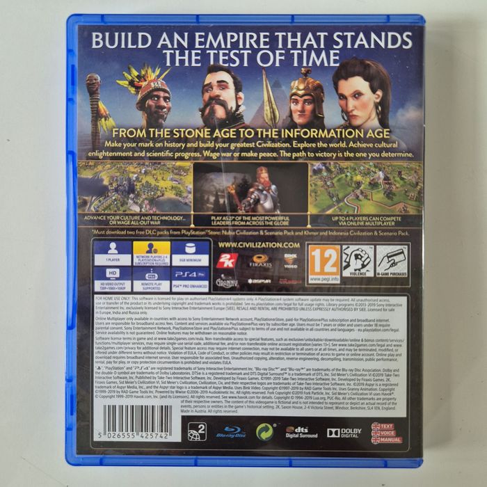 CIVILIZATION VI playstation 4