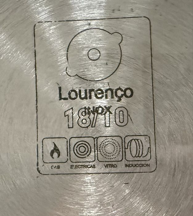 Cataplana Lourenço 24 cm em inox 18/10 com caixa