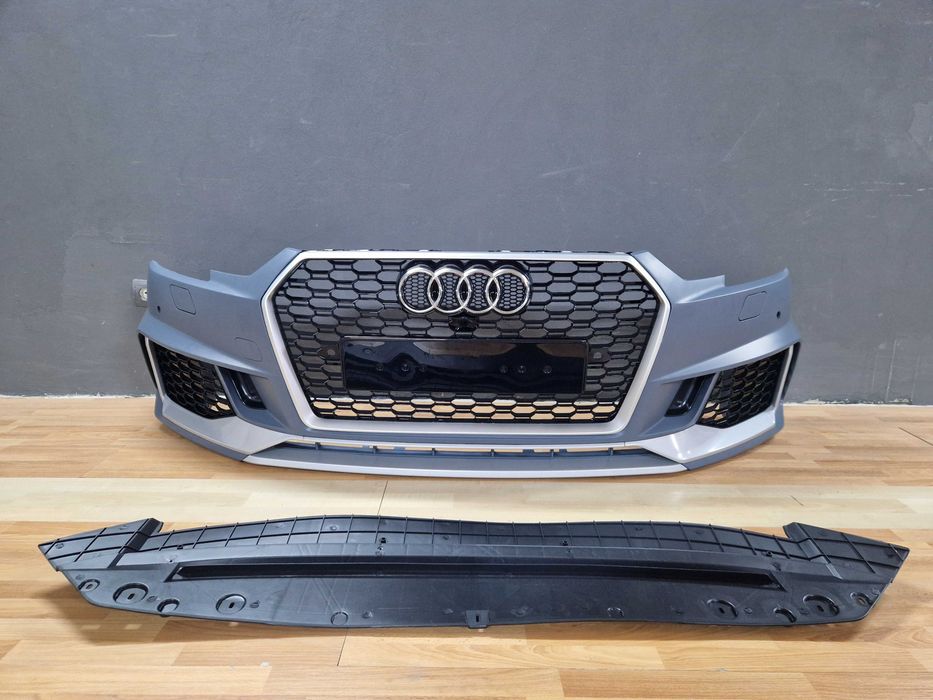 Передний бампер ауди а4 в9 AUDI A4 B9 2015-2019 год  RS4