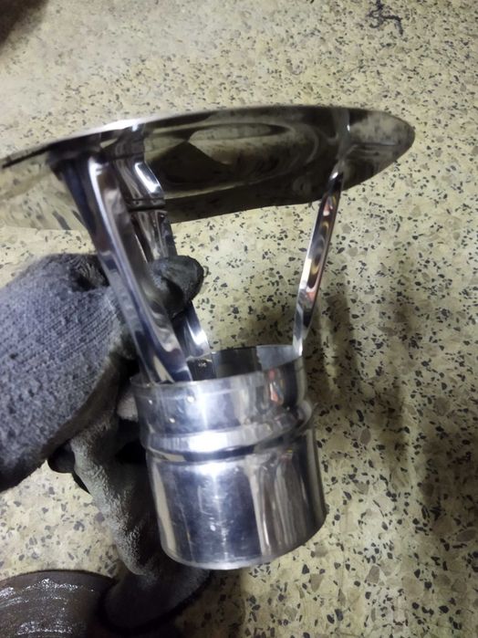 daszek komina gazowego fi 80 inox