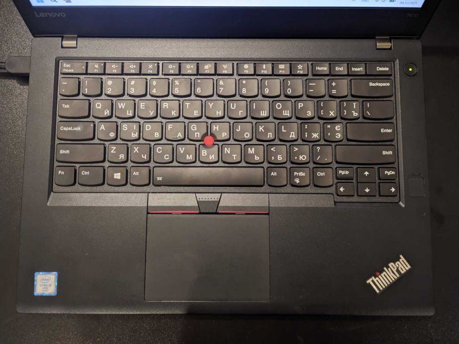 Ноутбук Lenovo ThinkPad T470/i5 6300U/8GB DDR4/240 SSD/Full HD/WIN 11