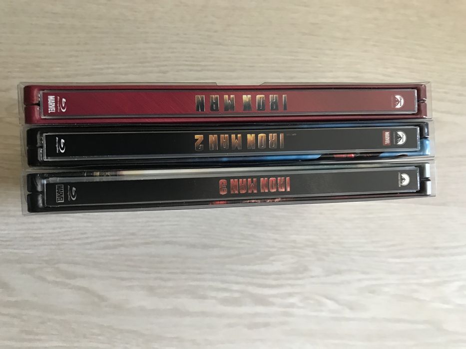 Trilogia Ironman blu-ray steelbook
