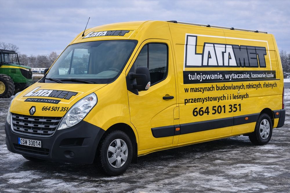 Wytaczanie regeneracja tulejowanie koparki ładowarki hds