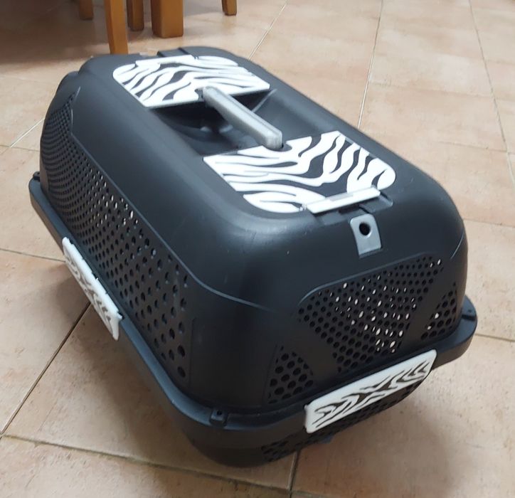 TRANSPORTADORA ANIMAL LAVADA PARA CÃO OU GATO. Casa,Veterinário, Quarto, Viagem, Transporte.