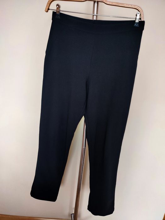 Legginsy damskie  prążkowane M czarne 38